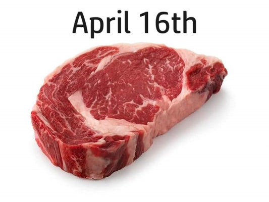 1/4 of a Cow - Premium Selection of Beef Cuts April 16th