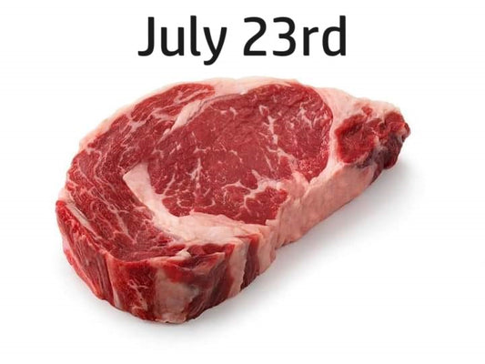 1/4 of a Cow - Premium Selection of Beef Cuts July 23rd