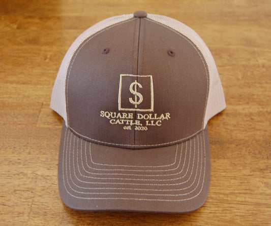 Beefin' Up Your Style - Embroidered Hat Brown